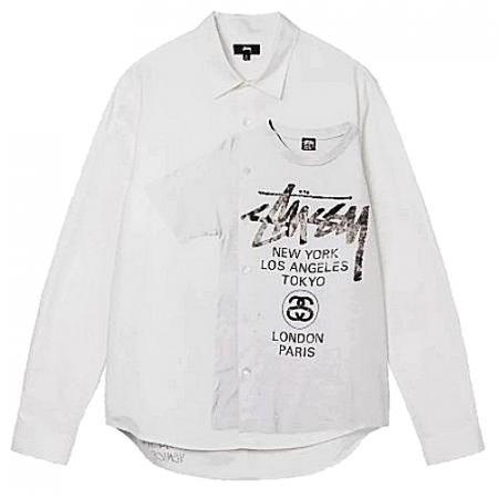 STUSSY 월드투어 셔츠