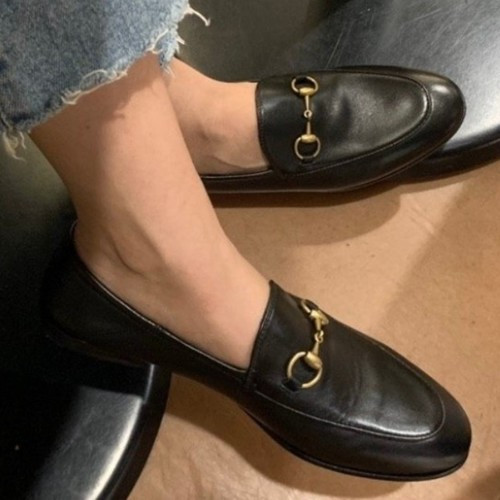 GUCCI 소가죽 조르단 로퍼 - woman