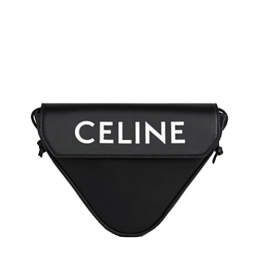 셀*느 로고 프린트 트라이앵글 백