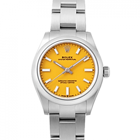 ROLEX 오이스터 퍼페츄얼 옐로우 다이얼