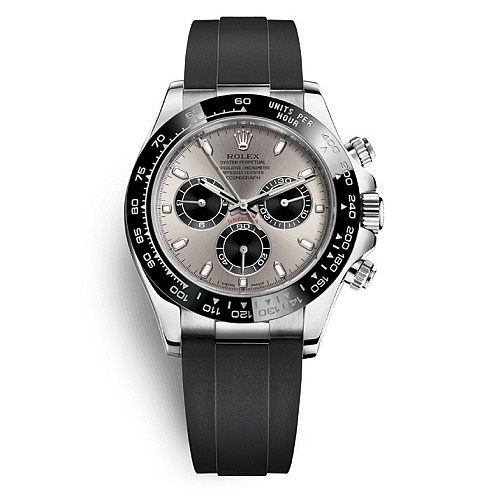 ROLEX 데이토나 그레이다이얼 러버 스트랩