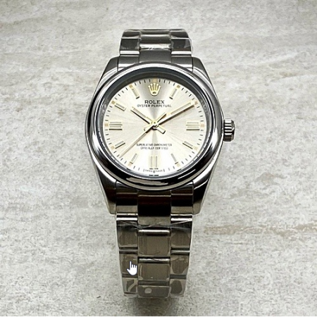 ROLEX 오이스터 퍼페츄얼 그레이다이얼