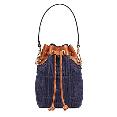FENDI 몬트레조 블루 데님 미니 백