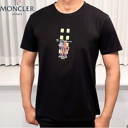 MONCLER 심플로고 라운드 티셔츠