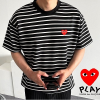 COMME des GARCONS 레드하트 스트라이프 단가라