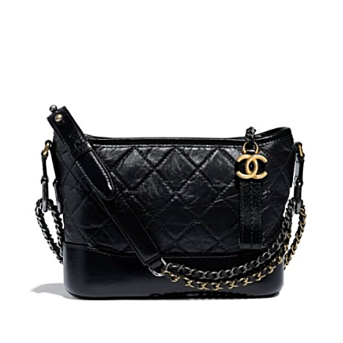 샤* 가브리엘 스몰 호보 백 블랙