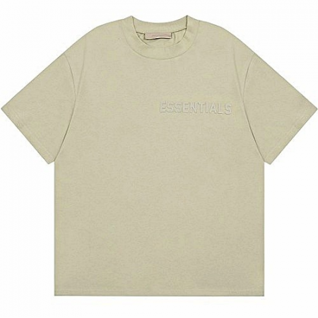 FEAR OF GOD 에센셜 톤온톤 고무 패치 티셔츠