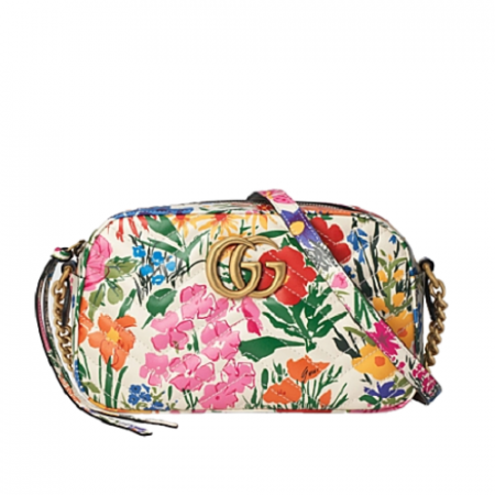 GUCCI GG 마몽 켄 스캇(Ken Scott) 프린트 스몰 숄더백