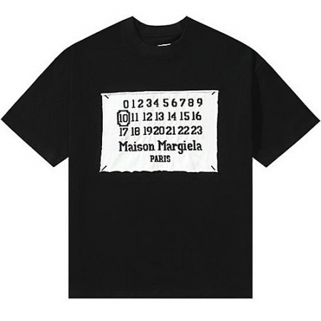 Maison Margiela 패치드넘버 티셔츠