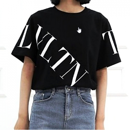 VALENTINO 로고 티셔츠