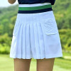 지*어 엘라스틱 밴드 플리츠 스커트