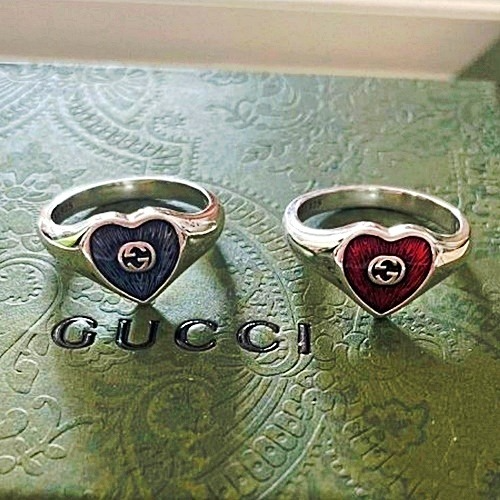 구* 하트 925 실버 반지