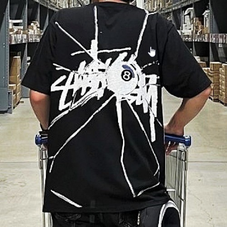 스투시 STUSSY 쉐터드 반팔 티셔츠