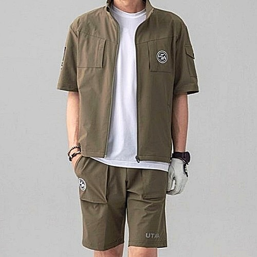 UTAA 유타 썸머 견장로고 우븐 셋업 SET