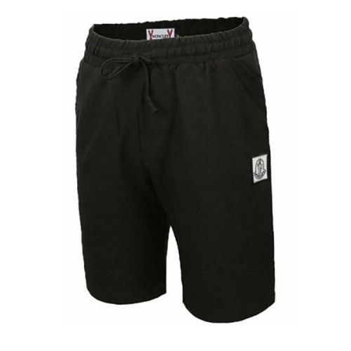 몽클*어 감마블루 린넨 무지밴딩 5부팬츠