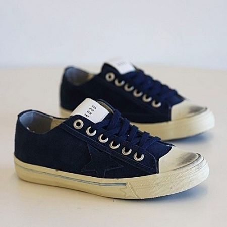 GOLDEN GOOSE 스웨이드스타 & 엠브레이더리 브이스타 LTD 스니커즈