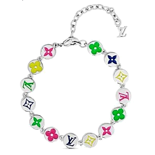 LOUIS VUITTON 모노그램 멀티로고 팔찌
