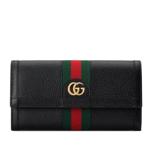 GUCCI 오피디아 콘티넨탈 장지갑 블랙