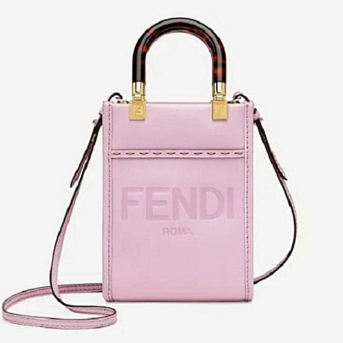 펜디 미니 선샤인 쇼퍼백 다크 핑크