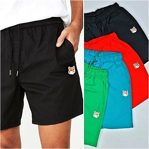 메종키*네 폭스헤드 나일론 팬츠