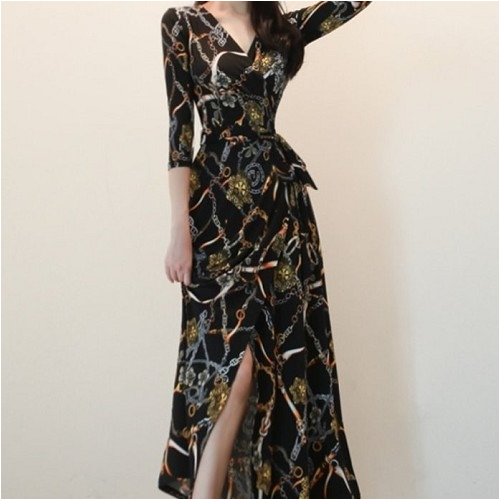 에르*스 팜므파탈 랩 원피스