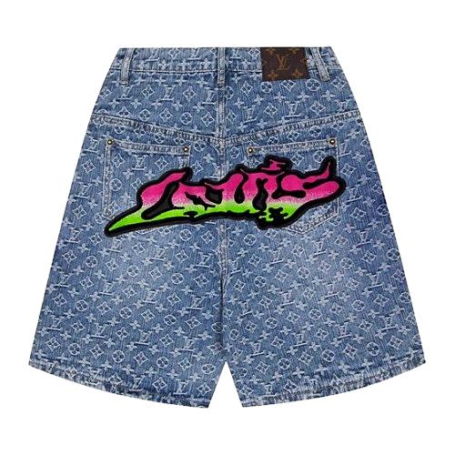루이*통 LOUIS VUITTON 투페타주 데님쇼츠
