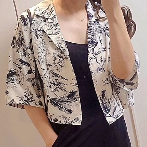 구* 코나트 쿨 기모노 소매 자켓