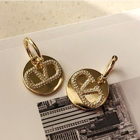 발렌*노 VALENTINO 로고 귀걸이