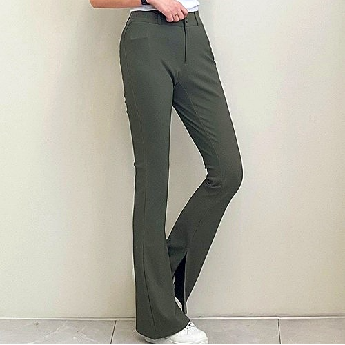 어메이징*리 하이밴딩 골지 부츠컷 팬츠