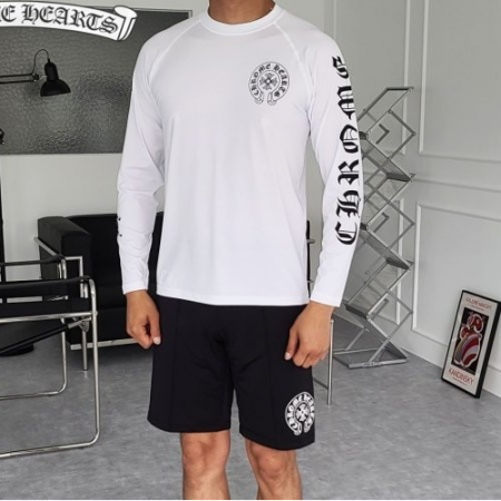 크롬*츠 라운드 레쉬가드 세트