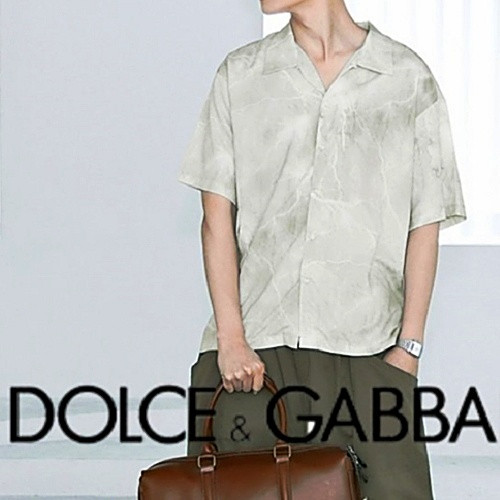 DOLCE&GABBA*A 플래시 실크 셔츠