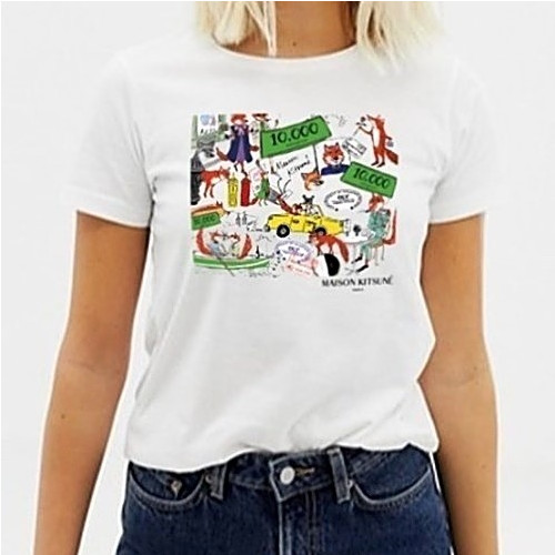 메종키*네 멀티 캐릭 반팔 티셔츠 78