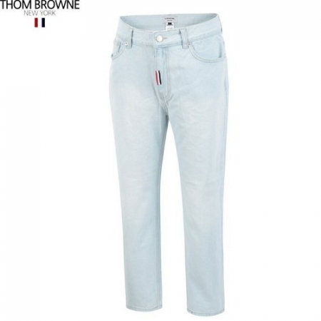 톰브*운 테이퍼드 연청 데님