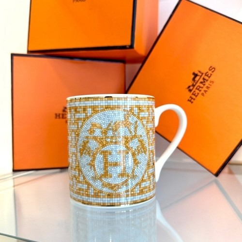 HERM*S 모자이크 24골드타르트 머그컵