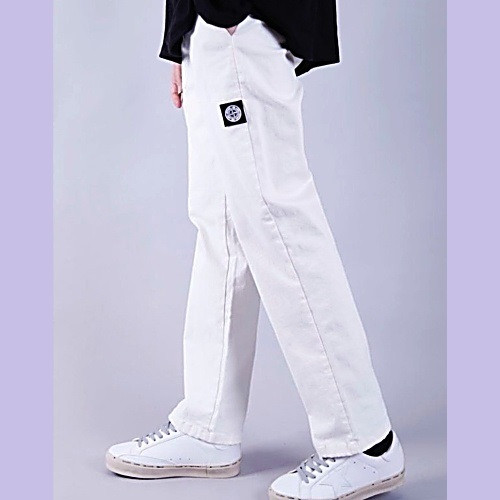 스톤아일*드 보이핏 밴딩팬츠 (워싱스판)