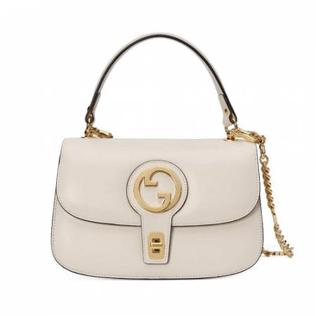 구찌 블론디 탑 핸들백 화이트 735101