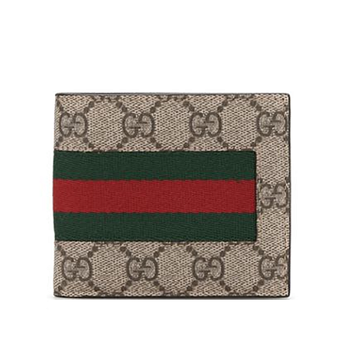 GUCCI GG 슈프림 웹 반지갑