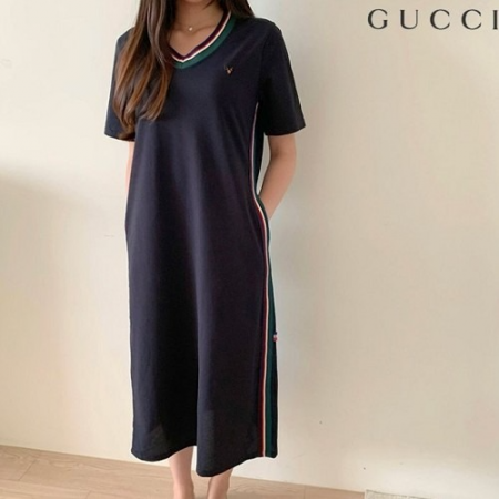 CUC*I 브이넥 롱원피스