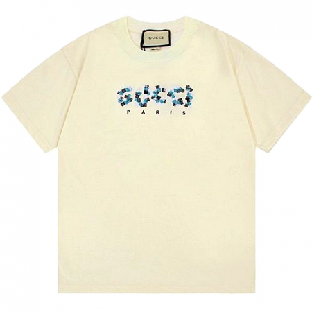 GUCCI 핀트 로고 티셔츠