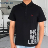 MONCLER 자수로고 레터링 반팔 카라티