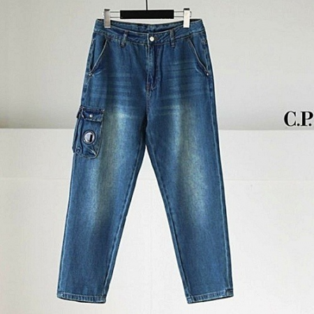 C.P 컴*니 워싱 롤업 썸머 데님팬츠