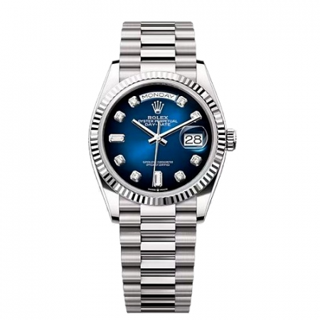 로렉스 ROLEX 데이데이트 블루 다이얼