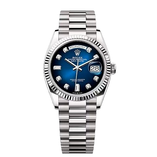 로렉스 ROLEX 데이데이트 블루 다이얼