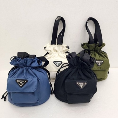 PRA*A 타원형 크로스앤 토드백