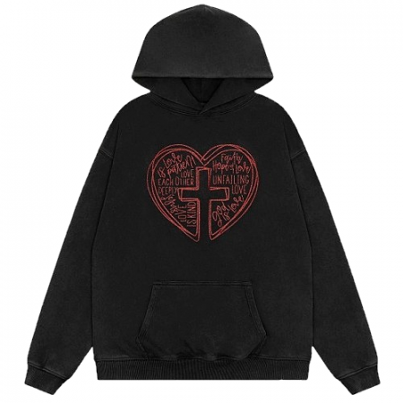 갤러리 디파트먼트 GALLERYDEPT 하트 워싱 후드