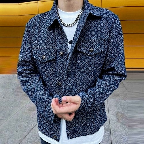 크롬*츠 Chrome Hearts 로고 워싱셔츠 자켓