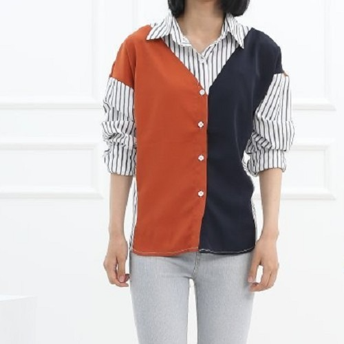 몽클*어 오블리 셔츠