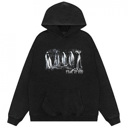 FEAR OF GOD 환영 워싱 후드