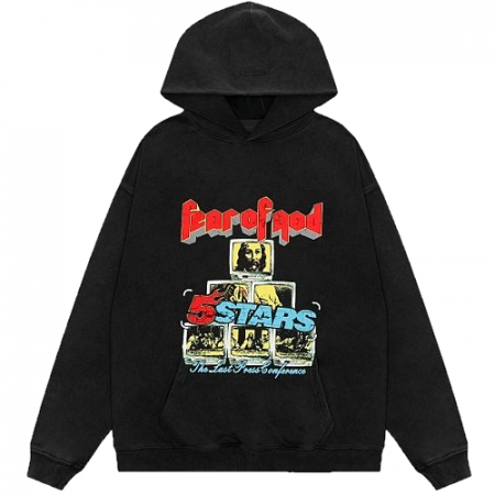 피어오*갓 FEAR OF GOD 파이어 워싱 후드