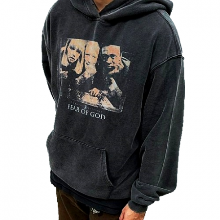FEAR OF GOD 픽처 워싱 후드